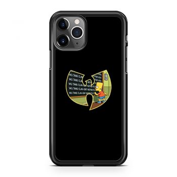 Wu Tang Clan Bart Simpson iPhone 11 Case iPhone 11 Pro Case iPhone 11 Pro Max Case