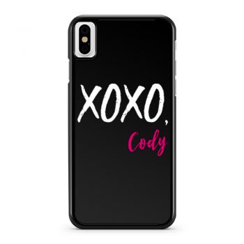XOXO Cody Funny Quotes iPhone X Case iPhone XS Case iPhone XR Case iPhone XS Max Case