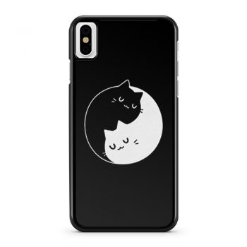 Yin Yang Cats iPhone X Case iPhone XS Case iPhone XR Case iPhone XS Max Case