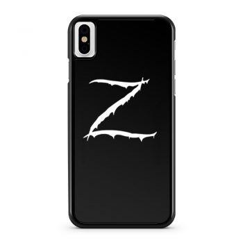Z Logo Zorro Classic Vintage iPhone X Case iPhone XS Case iPhone XR Case iPhone XS Max Case