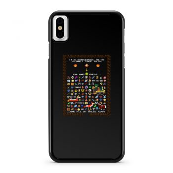 Zelda Dangerous To Go Alone Take Everything iPhone X Case iPhone XS Case iPhone XR Case iPhone XS Max Case