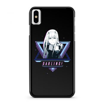 Zero Two Darling in the Franxx Anime iPhone X Case iPhone XS Case iPhone XR Case iPhone XS Max Case