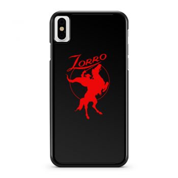 Zorro Red Horse Movie Character iPhone X Case iPhone XS Case iPhone XR Case iPhone XS Max Case