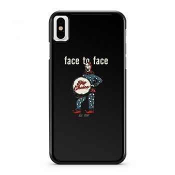 face to face bigchoice est 1991 iPhone X Case iPhone XS Case iPhone XR Case iPhone XS Max Case