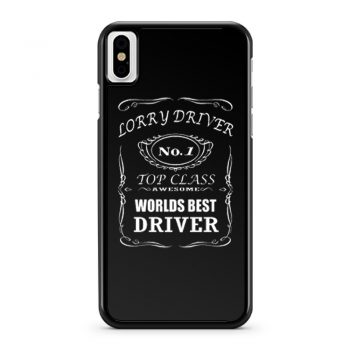 lorry driver best driver iPhone X Case iPhone XS Case iPhone XR Case iPhone XS Max Case