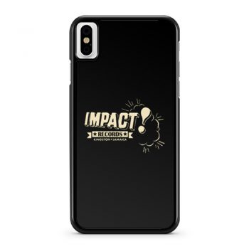 retro IMPACT Records Jamaica iPhone X Case iPhone XS Case iPhone XR Case iPhone XS Max Case