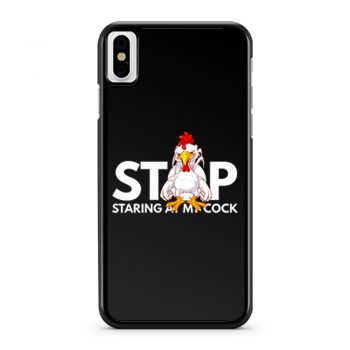 stop staring at my cock iPhone X Case iPhone XS Case iPhone XR Case iPhone XS Max Case