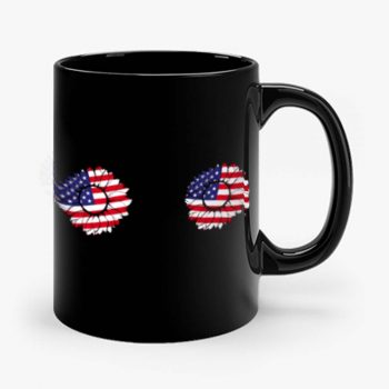 4th of July Sunflower Boobs USA flag Mug