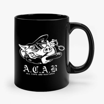 ACAB Pig Police Bastards Mug