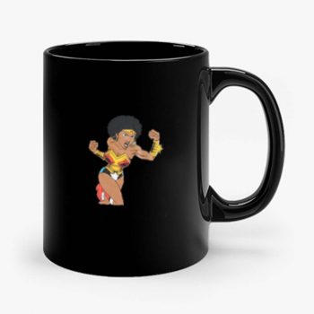 Afro Girl Wonder Woman Mug