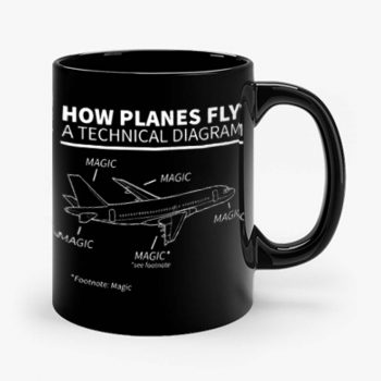 Aviation How Planes Fly Magic Mug