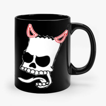 Bart Simsons Skul Devil Funny Mug
