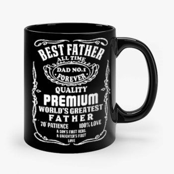 Best Father All Time Jack Daniel Parody Mug