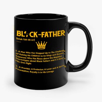 Black Father Definition Black Lives Matter Mug