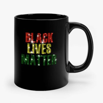 Black Lives Matter Rhinestone Mug