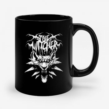 Black Metal Witcher Mug
