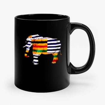 Black Pride Melanin Elephant Mug