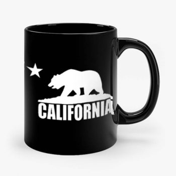 California Bear White Mug