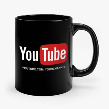 Customized YouTube Channel URL Mug