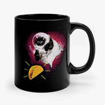 Cute Astronot Cat Get Nachos Mug
