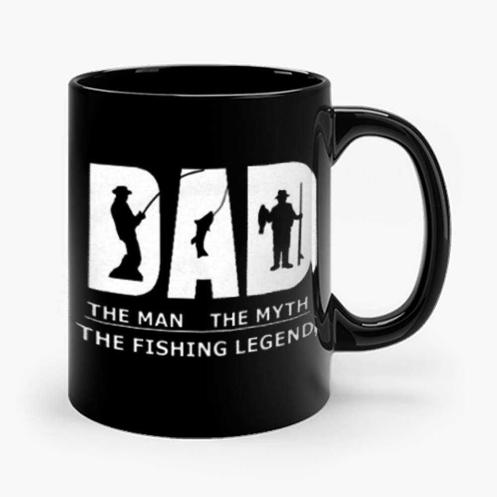 Dad Man Myth Legend Fishing Mug
