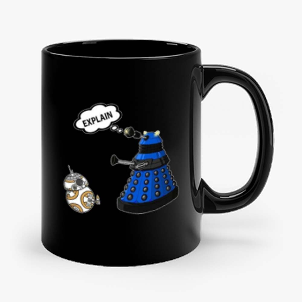 Dalek Explain Doctor Who Funny Retro Mug