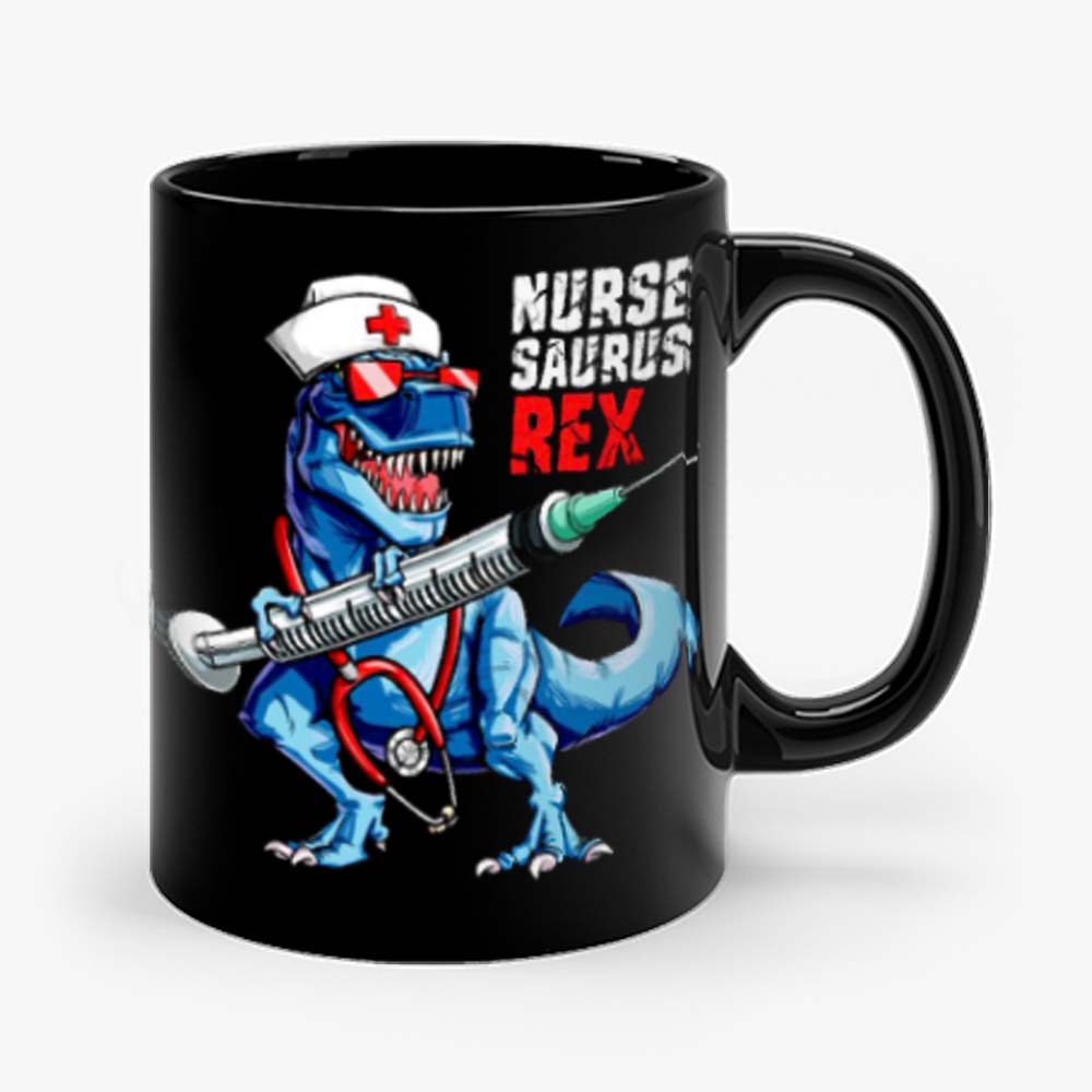 Dinosaur T rex Nurse Mug