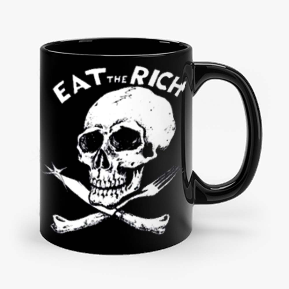 EAT The RICH Punk Band Socialist Socialism Mug