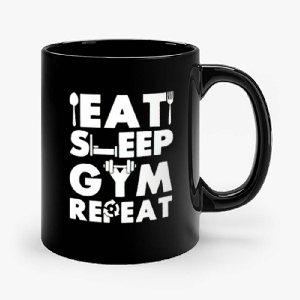 Eat Sleep Gym Repeat Mug