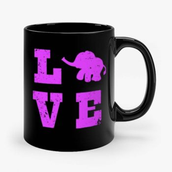 Elephants Love Elephant Lover Mug