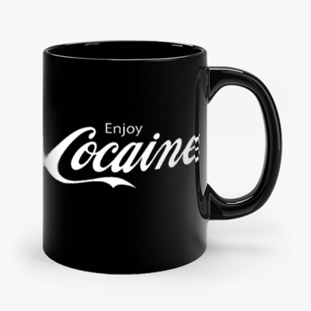 Enjoy Cocaine Funny Humor Parody Mug