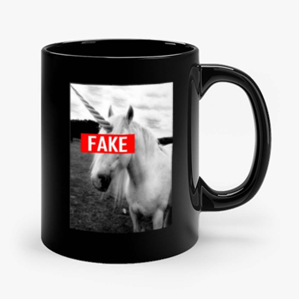 Fake Unicorn Hipster Funny Mug