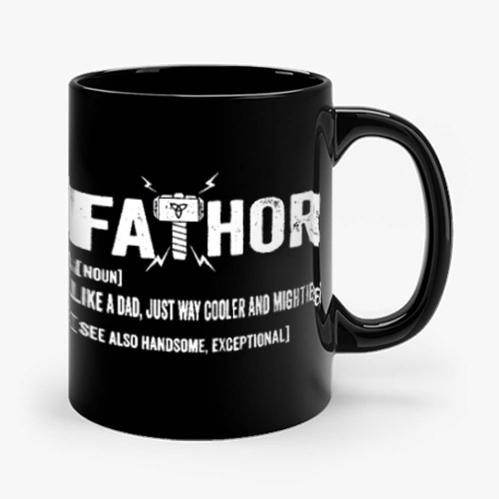 Father Thor FaThor Funny Dad Viking Mug