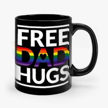 Free Dad Hugs LGBT Dad LGBT Awareness LGBT Pride Mug
