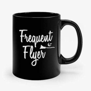Frequent Flyer Witch Halloween Mug