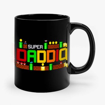 Funny Dad Super Daddio Parody Super Mario Mug