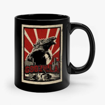 Godzilla Retro Vintage Mug