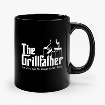 Grillfather Funny Fathers Day Bbq Barbecue Grill Dad Grandpa Mug
