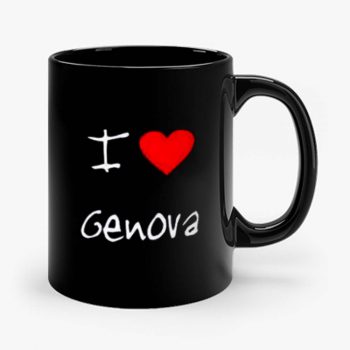 I Love Heart Genova Mug