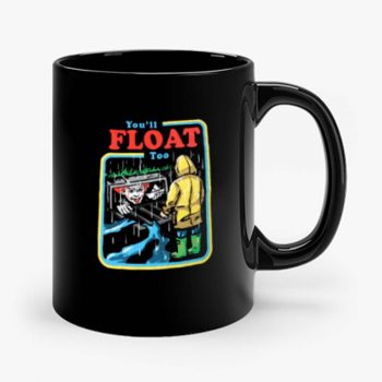 It The Movie Youll Float Too Georgie Pennywise The Clown Paper Boat Mug