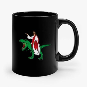 Jesus on Dinosaur Mug