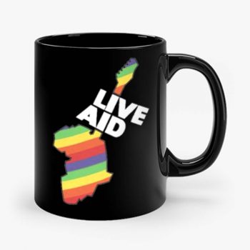 Live Aid Band Aid Logo 1985 Mug