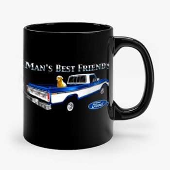 Mans Best Friend F150 Truck Ford Lab Dog Pickup Mug