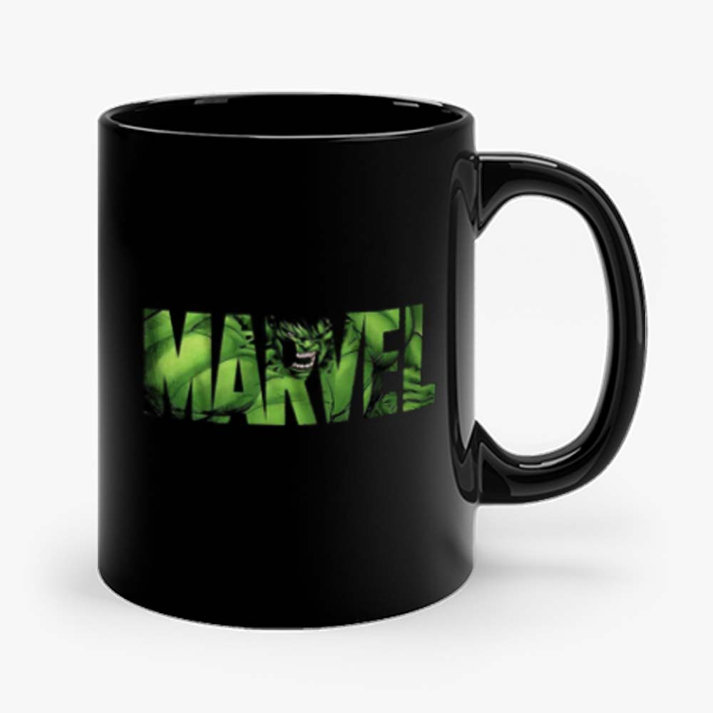 Marvel Logo Hulk Avengers Super Hero Angry Green Mug