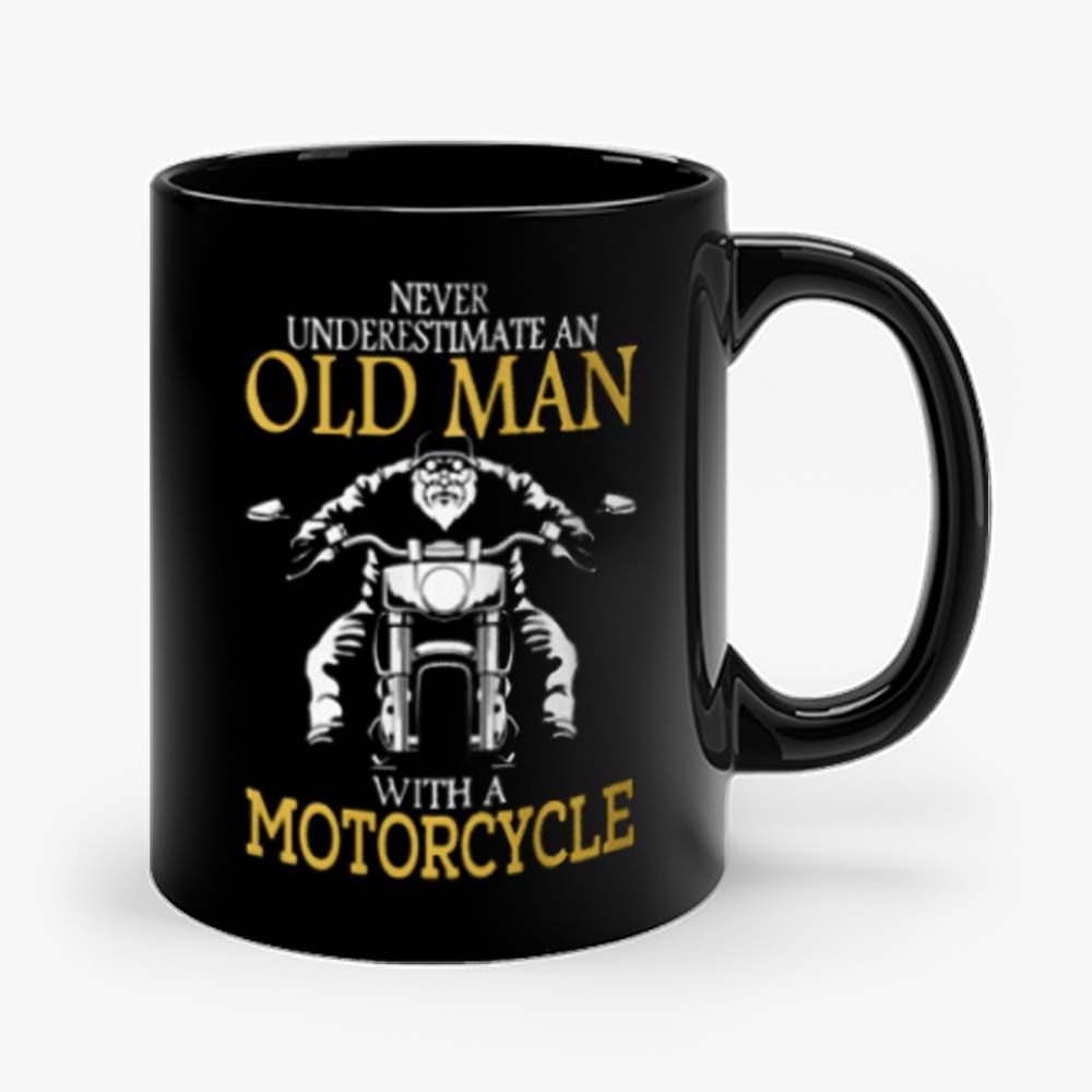 Motorcycle Old Man Mug