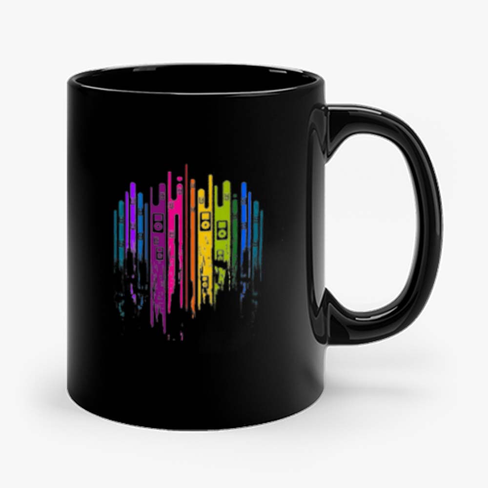 Music Note Colourful Mug