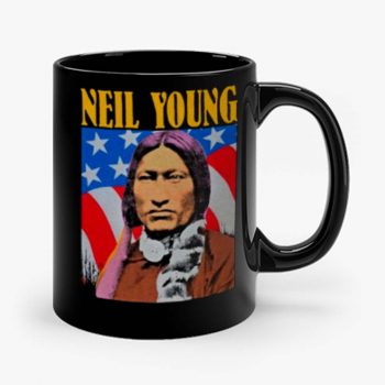 Neil Young Old Concert Tour Logo Music Legend Mug