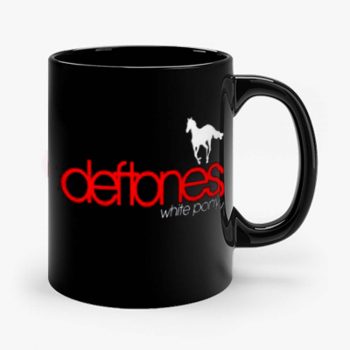 New Deftones White Pony Metal Band Legend Logo Mens Black Mug
