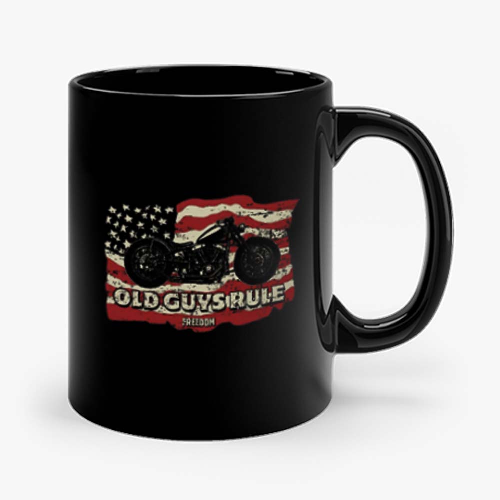 Old Guys Rule Freedom Ride Mug
