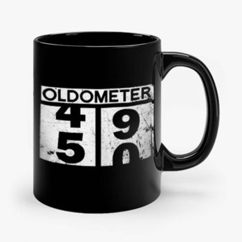 Oldometer 50th Birthday Counting 49 50 Mug